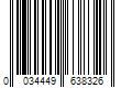 Barcode Image for UPC code 0034449638326