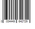 Barcode Image for UPC code 0034449642729