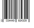 Barcode Image for UPC code 0034449684309