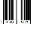 Barcode Image for UPC code 0034449714921