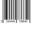 Barcode Image for UPC code 0034449736640