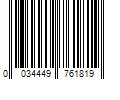 Barcode Image for UPC code 0034449761819