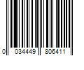 Barcode Image for UPC code 0034449806411