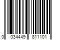 Barcode Image for UPC code 0034449811101