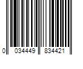 Barcode Image for UPC code 0034449834421