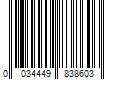 Barcode Image for UPC code 0034449838603