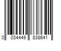 Barcode Image for UPC code 0034449838641