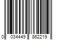Barcode Image for UPC code 0034449862219. Product Name: Delta Foundations 2-Piece 1.28 GPF Single Flush Round Toilet in White