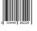 Barcode Image for UPC code 0034449862226