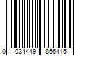 Barcode Image for UPC code 0034449866415