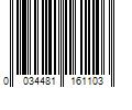 Barcode Image for UPC code 0034481161103