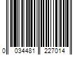 Barcode Image for UPC code 0034481227014