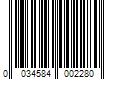 Barcode Image for UPC code 0034584002280