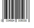 Barcode Image for UPC code 0034584005038