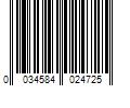 Barcode Image for UPC code 0034584024725