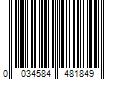 Barcode Image for UPC code 0034584481849