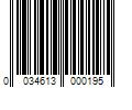 Barcode Image for UPC code 0034613000195