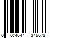 Barcode Image for UPC code 0034644345678