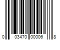 Barcode Image for UPC code 003470000068