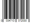 Barcode Image for UPC code 0034713072030