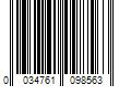 Barcode Image for UPC code 0034761098563