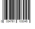 Barcode Image for UPC code 0034761103045