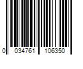 Barcode Image for UPC code 0034761106350