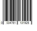 Barcode Image for UPC code 0034761131925