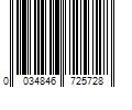 Barcode Image for UPC code 0034846725728