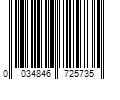 Barcode Image for UPC code 0034846725735