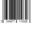 Barcode Image for UPC code 0034877110326