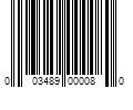 Barcode Image for UPC code 003489000080