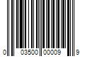 Barcode Image for UPC code 003500000099