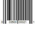 Barcode Image for UPC code 003500000211