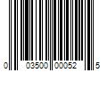 Barcode Image for UPC code 003500000525