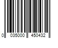 Barcode Image for UPC code 0035000450432