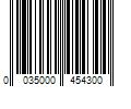 Barcode Image for UPC code 0035000454300