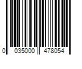 Barcode Image for UPC code 0035000478054