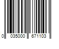 Barcode Image for UPC code 0035000671103