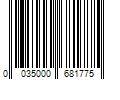 Barcode Image for UPC code 0035000681775