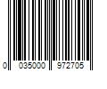 Barcode Image for UPC code 0035000972705