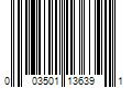 Barcode Image for UPC code 003501136391