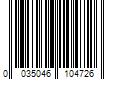 Barcode Image for UPC code 0035046104726