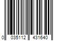 Barcode Image for UPC code 0035112431640