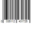 Barcode Image for UPC code 0035112431725