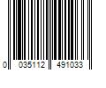 Barcode Image for UPC code 0035112491033