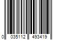 Barcode Image for UPC code 0035112493419