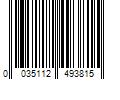 Barcode Image for UPC code 0035112493815