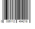 Barcode Image for UPC code 0035112494218