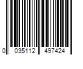 Barcode Image for UPC code 0035112497424